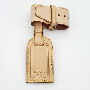 Authentic Louis Vuitton Small Luggage Tag – Made in France